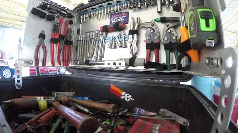 Tool Box Stock Footage 74764677