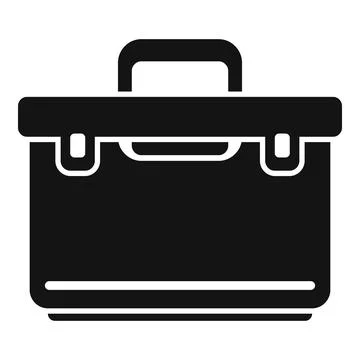 Tool box icon simple vector. Phone mobile Illustrazione stock