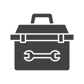 Tool Box icon vector image. Stock-Illustration