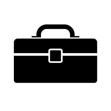 Tool box isolated vector icon 스톡 일러스트