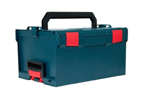 Tool box, isolated on a white background Stock Photos