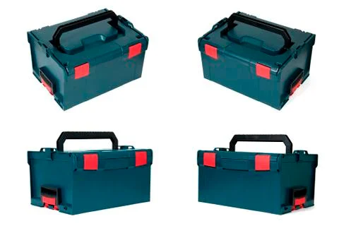 Tool box, isolated on a white background Stock Photos