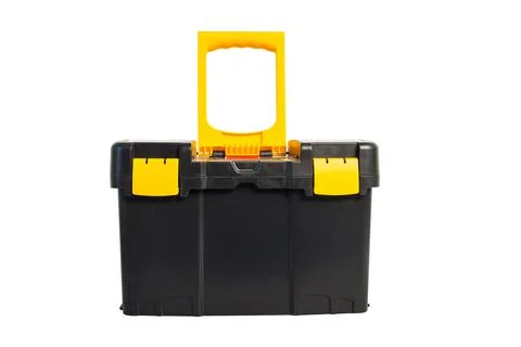 Tool box isolated on white background Stock Photos