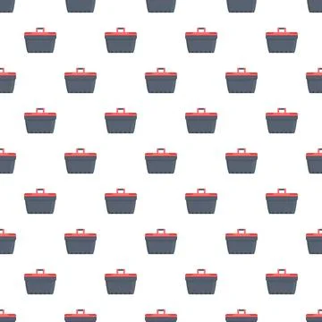 Tool box pattern for repair and diy themes 스톡 일러스트