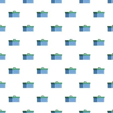Tool box repeating pattern creating a background Stock Illustration