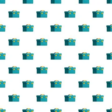 Tool box repeating pattern for maintenance and diy concepts 스톡 일러스트
