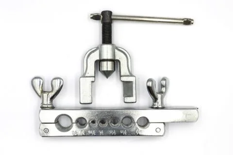 The tool box used for copper pipe flare for installation of air conditioning  Stock Photos