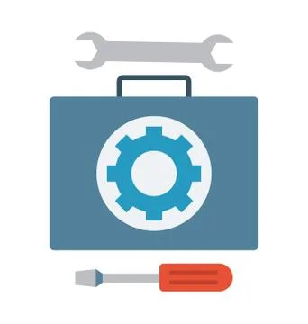 Tool Box Vector Icon Stock Illustration
