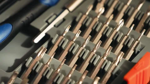 Tool boxes, maintenance kits, various tools for home helper for male. Stock Footage 323383667