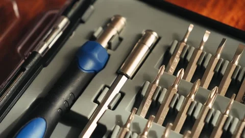 Tool boxes, maintenance kits, various tools, an indispensable helper around the Stock Footage 330288415