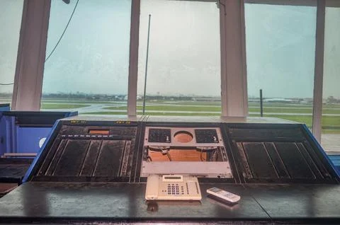 A tool called "Air Traffic Control Automation (ATC Automation)" in the anci.. Stock Photos