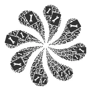 Tool Case Icon Curl Twist Illustration