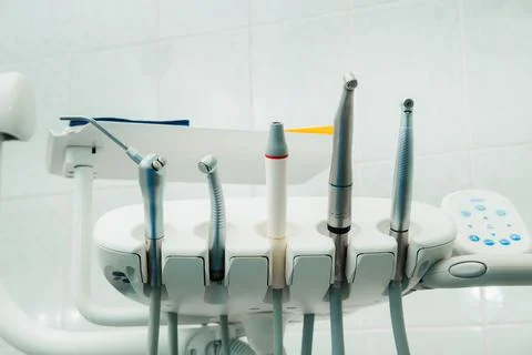 A tool for the dentist before working in his office Fotos Stock