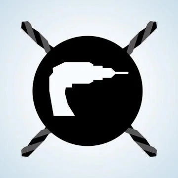 Tool  design. circle icon. flat illustration , editable vector 스톡 일러스트