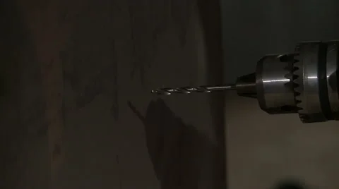 Tool for drilling walls, close-up Vídeos de archivo 68685043