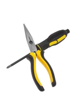 Tool of the electrician. Stock Photos