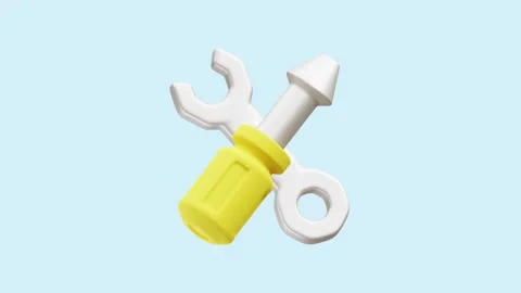 Tool Equipment animated 3d icon. Stock Footage 289454221