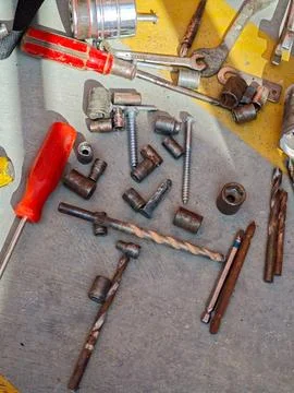 Tool Equipment Set Stock Photos