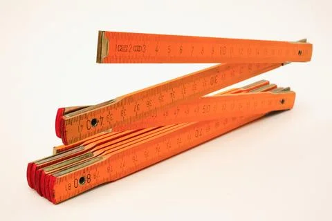 Tool folding rule Stock Photos