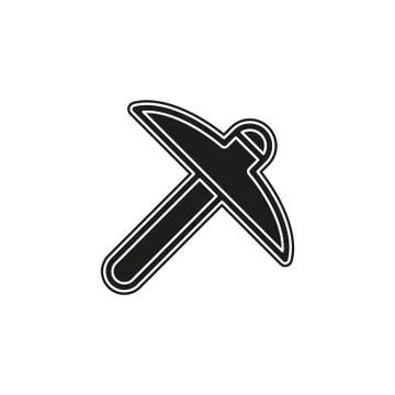 Tool icon, Hammer icon, vector construction Tool, repair equipment, Pick Stock Illustration