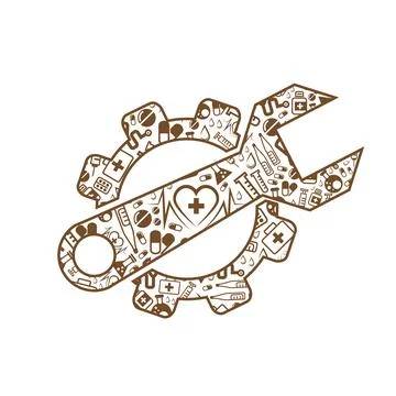 Tool icon from  pills. Vector illustration Stock Illustration