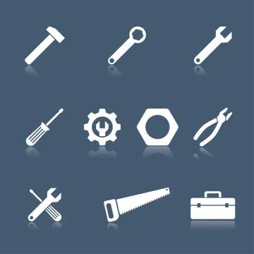 Tool icons Stock Illustration
