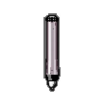 Tool interactive whiteboard pen pixel art vector illustration Stock Illustration