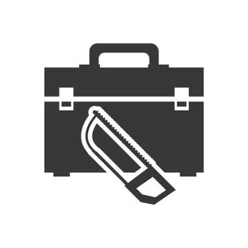 Tool kit box repair design Stock Illustration