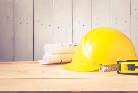 Tool kit construction  planning concept Stock Photos