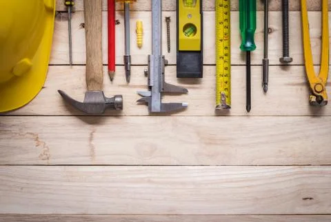 Tool kit renovation Stock Photos