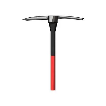 Tool pickaxe cartoon vector illustration Stock Illustration