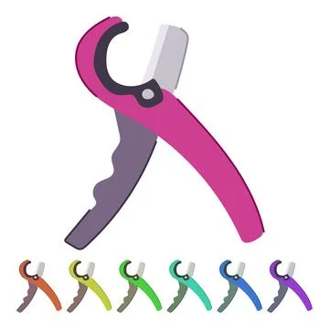 Tool pipe cutter vector cartoon graphic Stock Illustration
