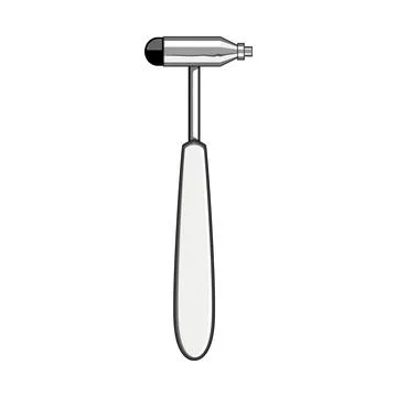 Tool reflex hammer cartoon vector illustration Stock Illustration