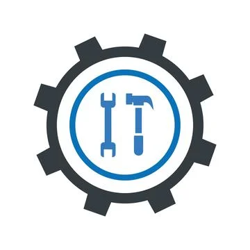 Tool, repair, construction, work icon. Simple editable vector graphics. Ilustración de archivo