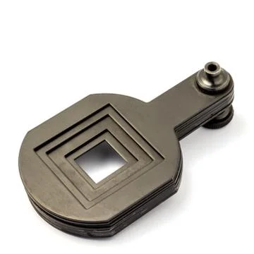 Tool for retro camera isolated on a white background Stock Photos