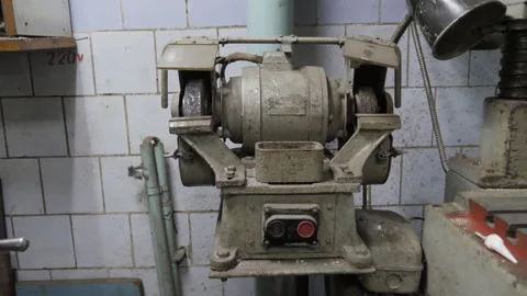 Tool Sharpening Equipment. Slider View Stock Footage 277627641