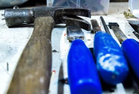 Tool Shed Tools Stock Photos
