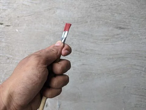 Tool small painting brush Stock Photos