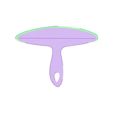 Tool squeegee glass cartoon vector illustration 스톡 일러스트