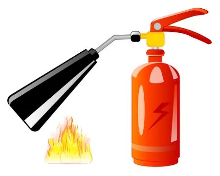 Tool for stewing of the fire Stock Illustration