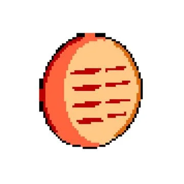 Tool suture practice pad pixel art vector illustration Stock Illustration