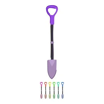 Tool tree planting shovel vector cartoon graphic Stock Illustration