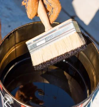 Tool for waterproofing Stock Photos