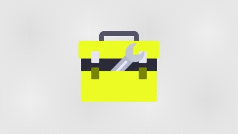 Toolbox animation. Stock Footage 172410115