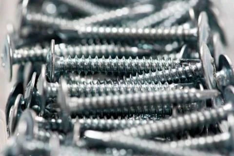 Toolbox , Box for metal bolt, nut, screw, nail Stock Photos