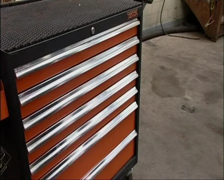 Toolbox drawer Stock Footage 735997