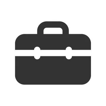 Toolbox glyph vector icon Stock Illustration