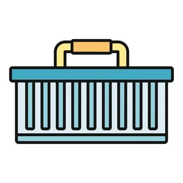 Toolbox icon representing home repair and maintenance Stock Illustration