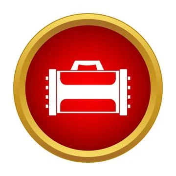 Toolbox icon representing repair, construction, and equipment Illustration