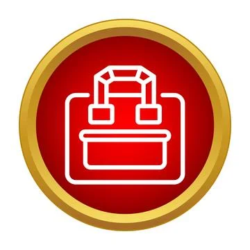 Toolbox icon representing repair, maintenance, and hardware Stockillustratie